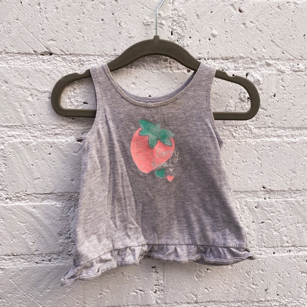 Baby Girls 6 Month Strawberry Tank